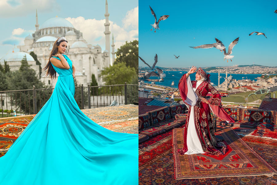 летящие платья в стамбуле