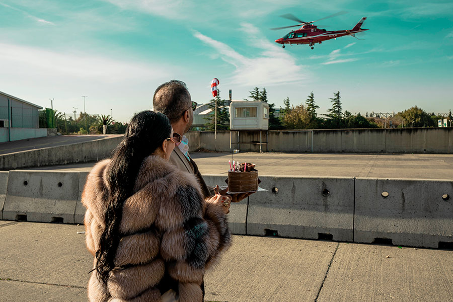 Полет на вертолете в Стамбуле
