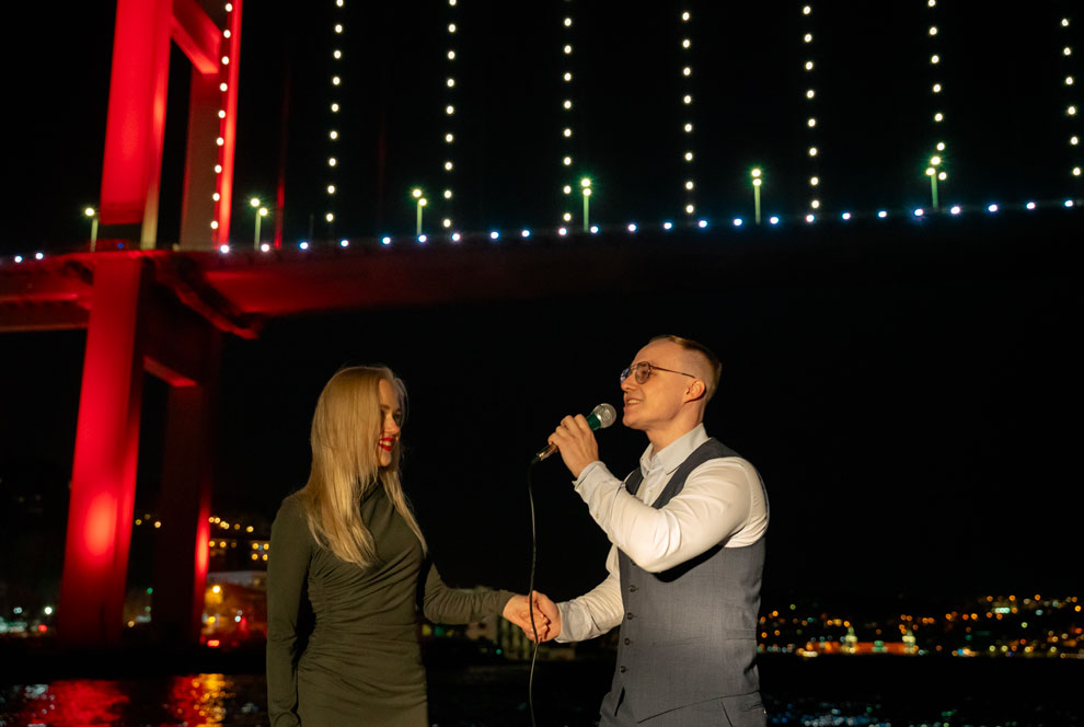 Тур на яхте на закате в Стамбуле