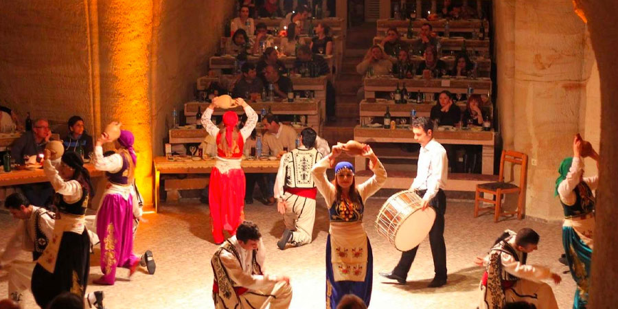 турецкая ночь в Каппадокии